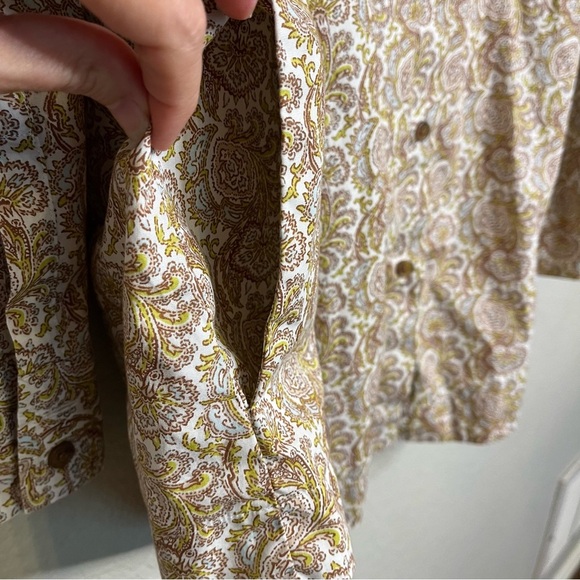 Pendleton Paisley Button-Down Shirt With Pockets Size Women's 14 - Picture 5 of 13